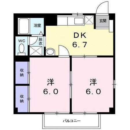 メルローズの物件間取画像